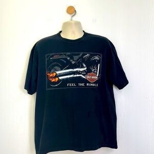 Harley Davidson - Vintage 2006 Heart Of The Billion Dollar Coalfield WV Tee XL